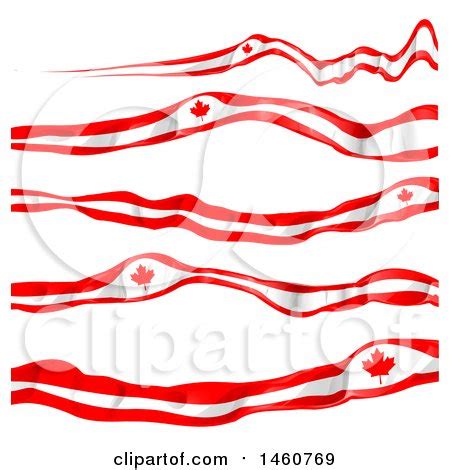 Clipart of Canadian Flag Banners - Royalty Free Vector Illustration by ...