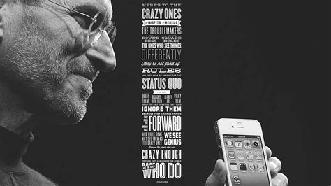 Steve Jobs, "Think Different" poster on Behance