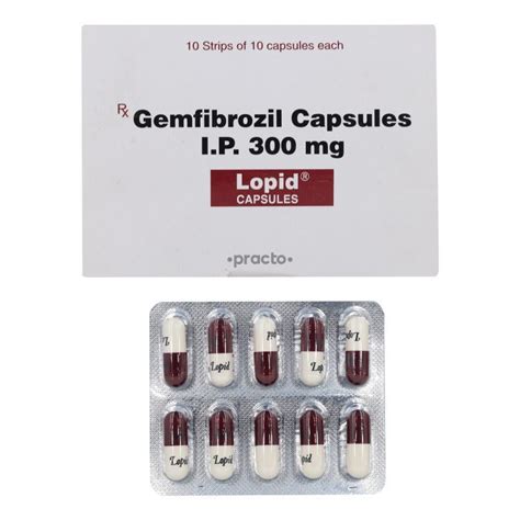 Tablets Lopid 300 Mg Capsule Practo Treatment High Cholesterol At Rs