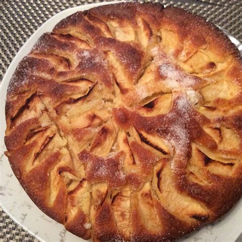 Gâteau aux pommes à la crème d amande