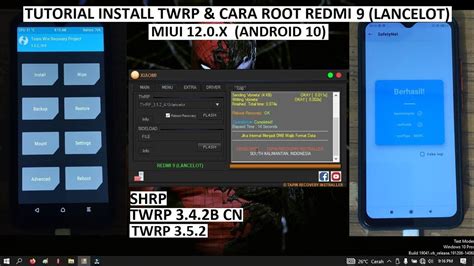 TUTORIAL INSTAL TWRP ROOT REDMI 9 LANCELOT MIUI 12 0 1 0 GLOBAL