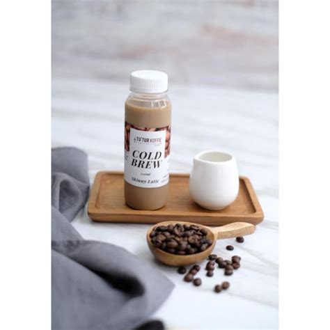 Jual Skinny Latte Cold Brew Coffee Kopi Susu Cold Brew 250ml Fresh