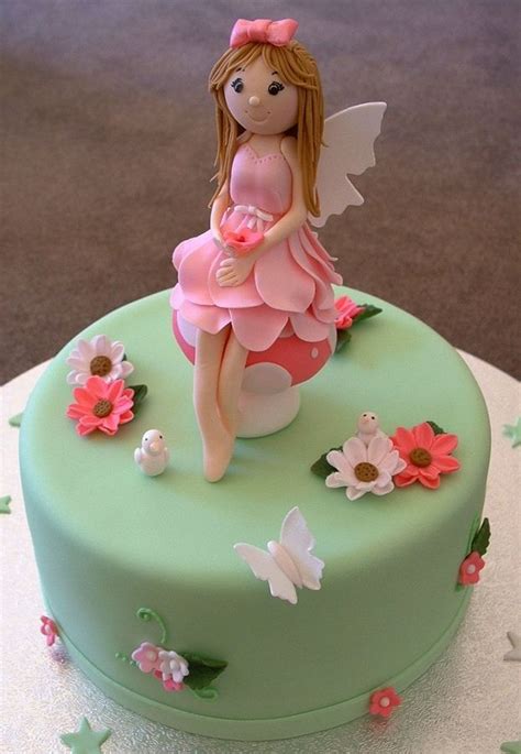 Fairy Cake Topper Garden Party V 1 Pinterest