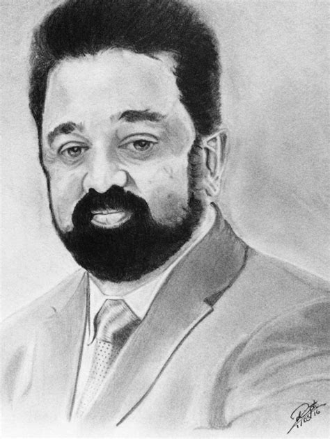 Drawing Kamal Haasan Sketches Male Sketch Drawings