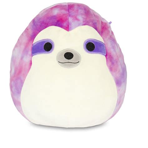 Squishmallows 20 Inch Plush Sharie The Tie Dye Sloth Animal Pillows