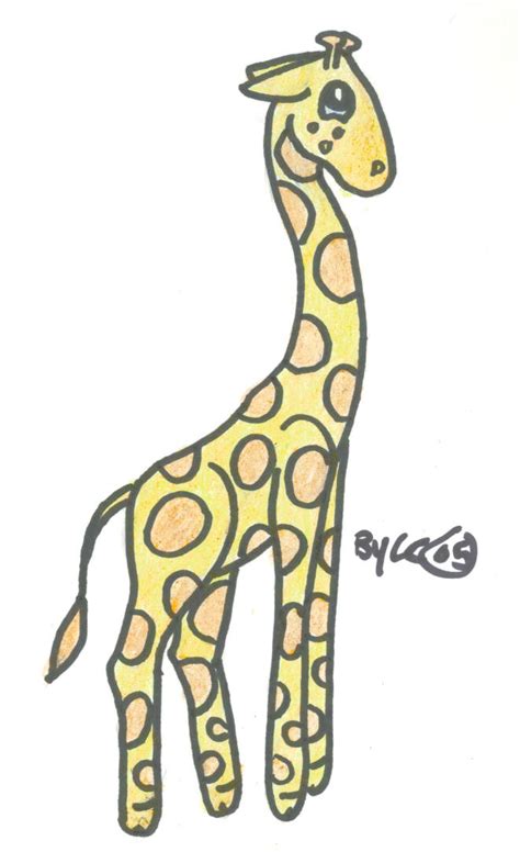 Cute Giraffe Drawing at GetDrawings | Free download