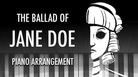 Ride The Cyclone The Ballad Of Jane Doe Piano Arrangement Chords