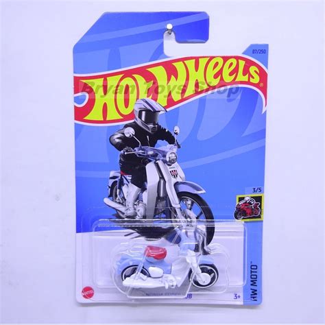 Jual Hot Wheels Honda Super Cub Biru Putih Shopee Indonesia