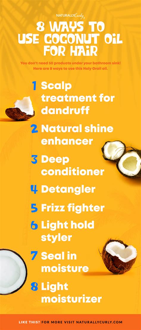 8 Ways To Use Coconut Oil For Hair