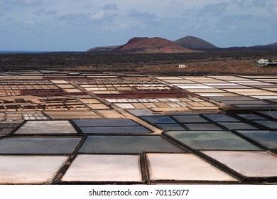 Spain Canary Islands Lanzarote Sea Salt Stock Photo (Edit Now) 70115074