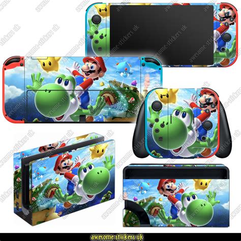 Nintendo Switch OLED skins 006 - MARIO - Awesome Stickers UK