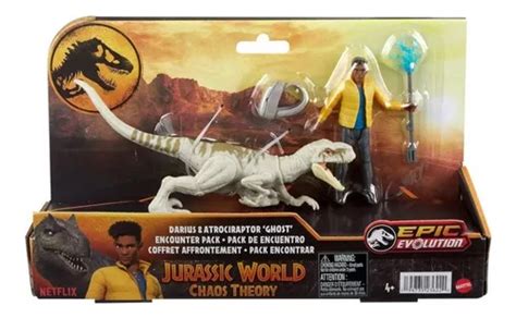 Jurassic World Teor A Del Caos Paquete Con Dinosaurio Y Huma Mercadolibre