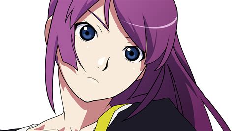 Bakemonogatari Senjougahara Hitagi Transparent Png Vector Trace