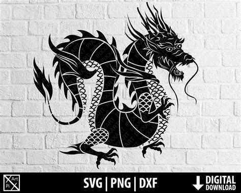 Dragon SVG Cut File Dragon Wings svg Dragon clipart Dragon png Dragon SVG Dragon DXF Digital ...