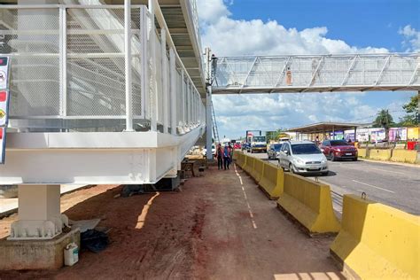 N Cleo De Transporte Metropolitano Libera A Segunda Passarela Na Br