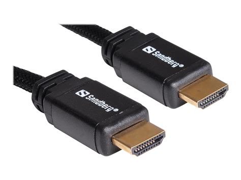 Sandberg HDMI 2.0 19M-19M, 5m, 5 m, HDMI Typ A (Standard), HDMI Typ A ...