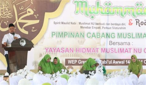 Pesan Bupati Yani Di Maulid Nabi Pc Muslimat Nu Gresik Javasatu