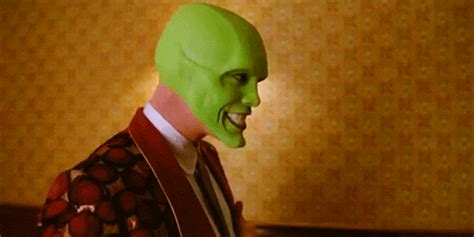 movie scene green mask gif | Super héroe