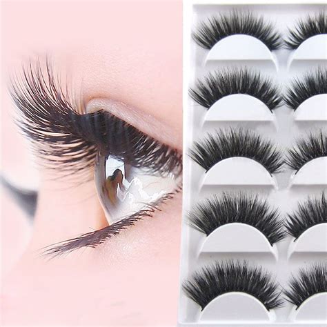 100 Real 3d Authentic Soft Siberian Mink Fur Strip False Eyelashes