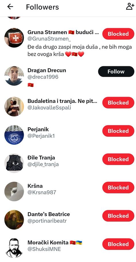 Milva On Twitter Drugari Znam Da Volite Moj Doprinos Block Listi