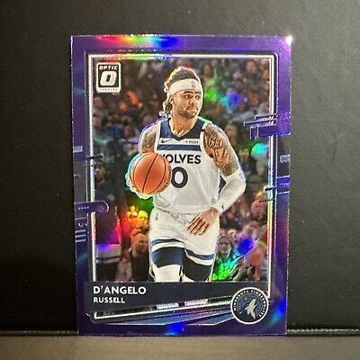 Panini Donruss Optic D Angelo Russell Purple Prizm Ebay