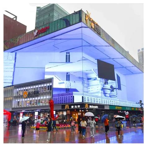 Outdoor P HD LED Screen Naked Eye D Billboard Advertising Large LED Display LED Display And