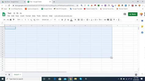 How To Create Google Sheet YouTube