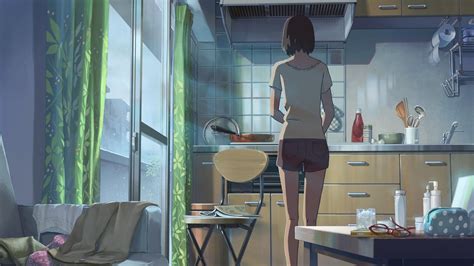 Anime Study Room Wallpaper