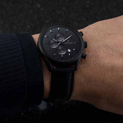 Men’s 40MM Chronograph - Matte Black | Vincero Watches