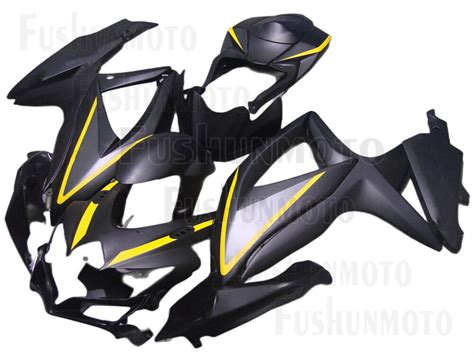 Yellow Black Injection Mold Bodywork Fairing Kit Fit For GSX R 600 750