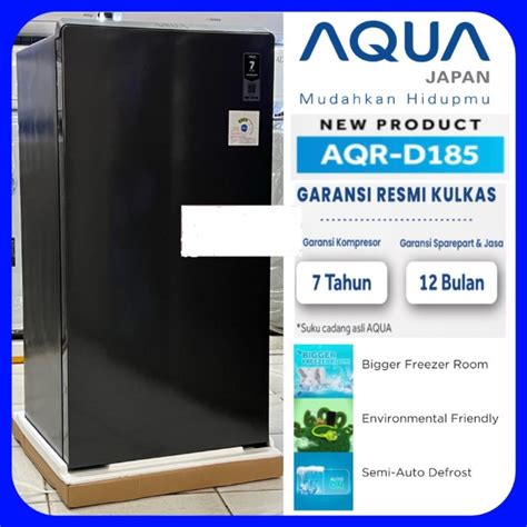 Jual AQUA Kulkas Lemari Es 1 Pintu 145L AQR D185MDS D185MDS D185MDS