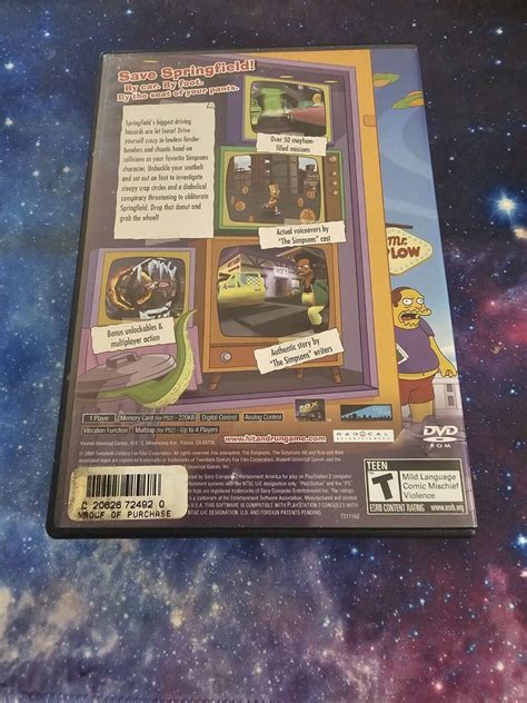 The Simpsons Hit Run Greatest Hits PS2 2003 Preowned CIB