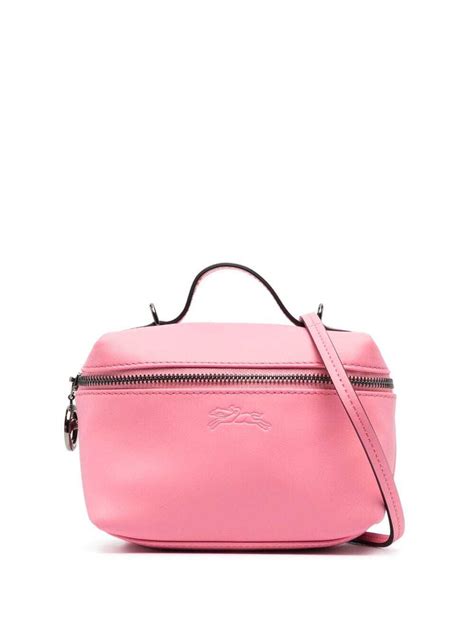 Longchamp Xs Le Pliage Xtra Vanity Crossbody Bag Pink Editorialist