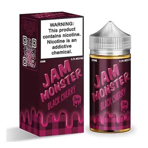 [freebase] Jam Monster Black Cherry Freebase 100ml Usa [แท้] แจมมอน