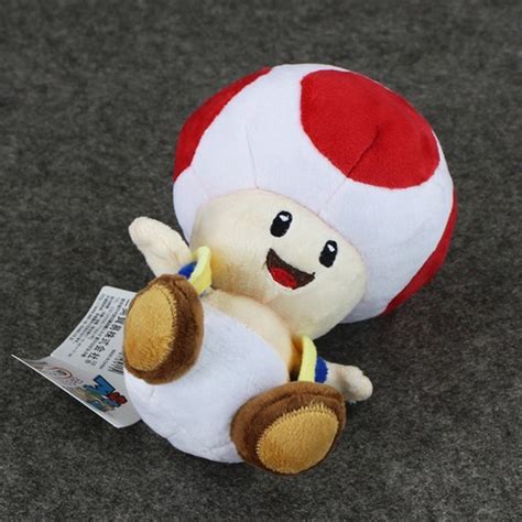 Peluche Toad Rojo De Cm Nintendo Mario Bros Env O Gratis Cuotas