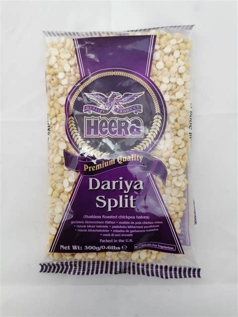 HEERA ROASTED DARIYA SPLIT 300G Myspiceshop Co Uk