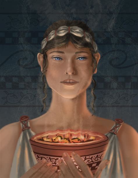 Priestess A Portrayal Of A Priestess From Ancient Greece Rzeustimes