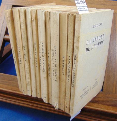 Divers 14 Volumes éditions De Minuit La Renaissance Du Livre