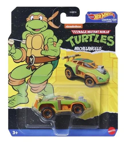 Hot Wheels Tortuga Ninja Donatello Character Cars Verde Cuotas Sin Inter S