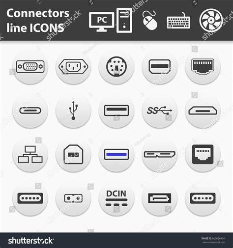 Types Of Computer Ports Connectors And Their Symbols Know 44 Off