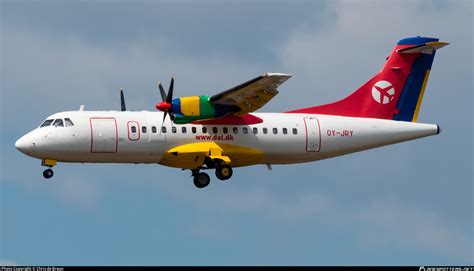 OY JRY Danish Air Transport DAT ATR 42 300 Photo By Chris De Breun