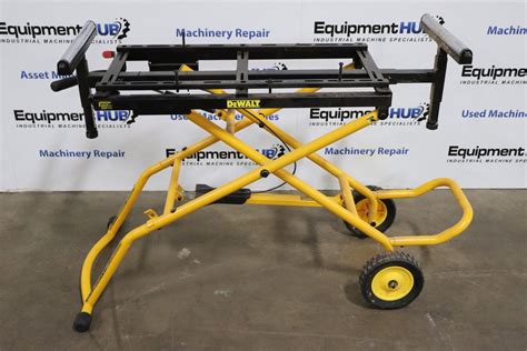 Dewalt Dwx726 32 12 X 60 Metal Rolling Miter Saw Stand The Equipment Hub