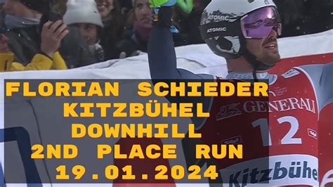 Florian Schieder Kitzb Hel Downhill Nd Place Run