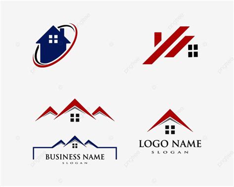 Gambar Desain Logo Properti Dan Konstruksi Untuk Tanda Perusahaan