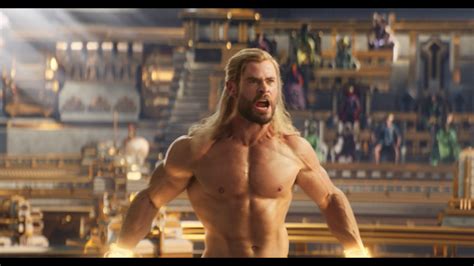 Auscaps Chris Hemsworth Nude In Thor Love And Thunder