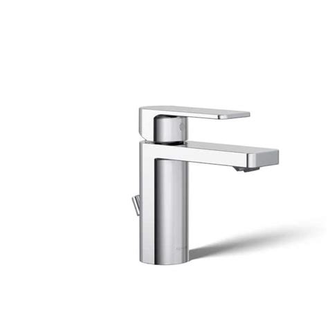 Kohler Parallel Single Hole Single Handle Bathroom Faucet In Polished Chrome K 23472 4 Cp The