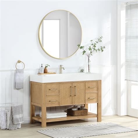 Birch Lane Ensemble De Meuble Lavabo Simple Po Avec Plateau En