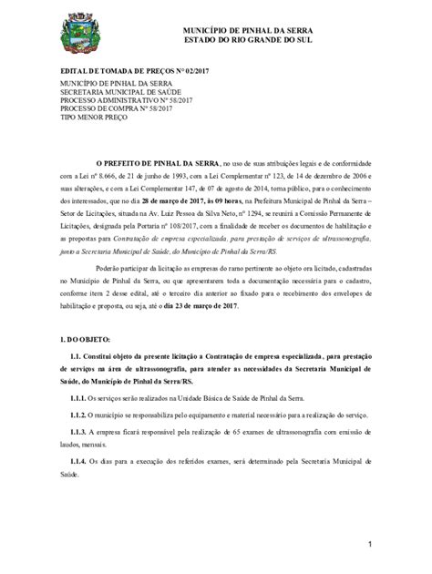 Preenchível Disponível municpio de pinhal da serra estado do rio grande