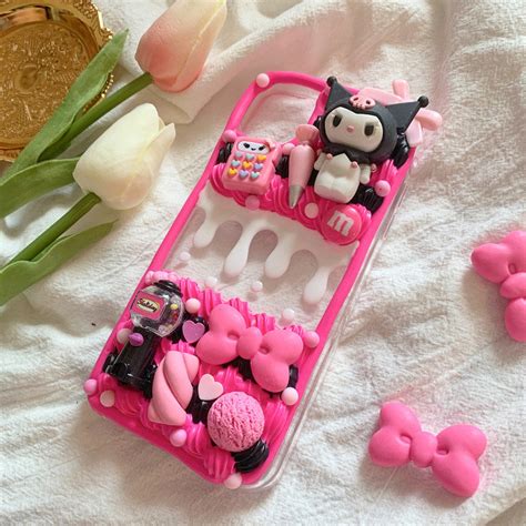 Japan Anime Decoden Phone Case Style Kuromi Phone Case For Etsy