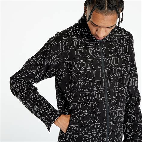 Jackets RIPNDIP Fuckin Fuck Quilted Work Jacket Black Footshop